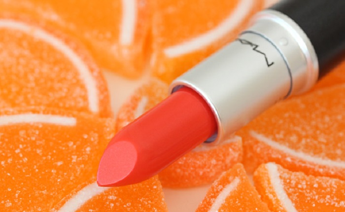 Son MAC Amplified - Lipmix in Orange: màu cam tươi